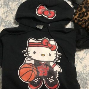 Bulls hello kitty hoody